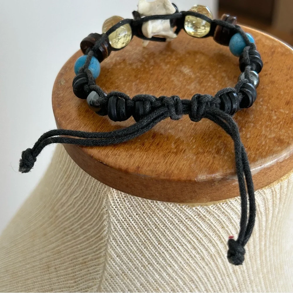 Handmade Ethnic Woven Bead Bracelet